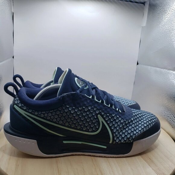 Nike Zoom Court Pro HC Tennis Shoes DH0618-410 Obsidian Mint Men 10.5🛒 - Picture 3 of 6